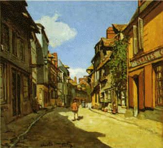 Claude Monet Rue de la Bavolle, Honfleur oil painting picture